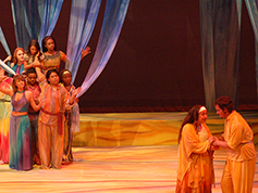 Students performing in UWF Theatres production of Once on this Island