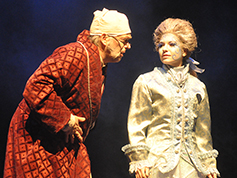 Students performing in UWF Theatres production of A Christmas Carol
