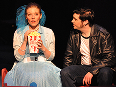 Students performing in UWF Theatres production of Grease