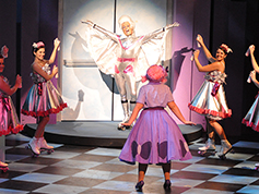 Students performing in UWF Theatres production of Grease