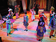Students performing in UWF Theatres production of Pippin
