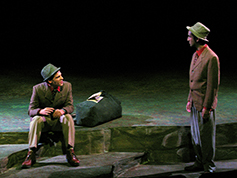 Students performing in UWF Theatres production of Brigadoon