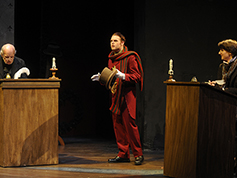 Students performing in UWF Theatres production of A Christmas Carol