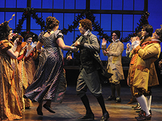 Students performing in UWF Theatres production of A Christmas Carol