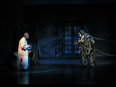 Students performing in UWF Theatres production of A Christmas Carol