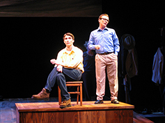 Students performing in UWF Theatres production of The Laramie Project