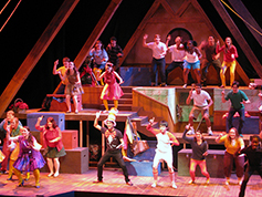 Students performing in UWF Theatres production of Seussical