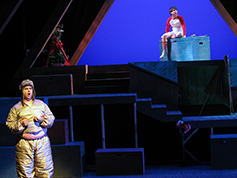 Students performing in UWF Theatres production of Seussical