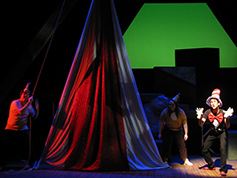 Students performing in UWF Theatres production of Seussical