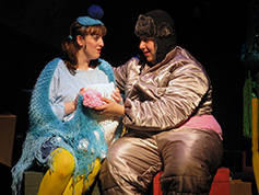 Students performing in UWF Theatres production of Seussical