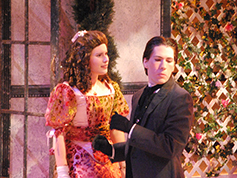 Students performing in UWF Theatres production of The Importance of Being Earnest