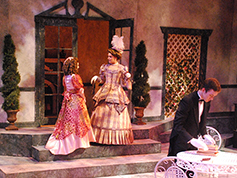Students performing in UWF Theatres production of The Importance of Being Earnest