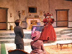 Students performing in UWF Theatres production of The Importance of Being Earnest