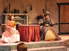 Students performing in UWF Theatres production of The Importance of Being Earnest