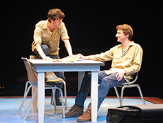 Students performing in UWF Theatres production of Reasons to be Pretty