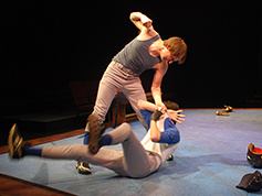 Students performing in UWF Theatres production of Reasons to be Pretty