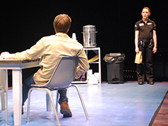 Students performing in UWF Theatres production of Reasons to be Pretty