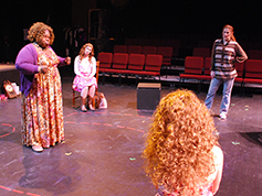 Students performing in UWF Theatres production of Anton in Show Business