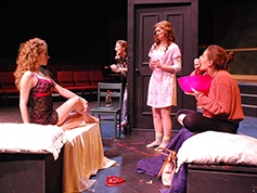 Students performing in UWF Theatres production of Anton in Show Business