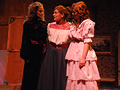 Students performing in UWF Theatres production of Anton in Show Business