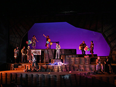 Students performing in UWF Theatres production of Floyd Collins
