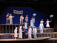 Students performing in UWF Theatres production of Floyd Collins