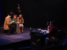 Students performing in UWF Theatres production of Gods Country