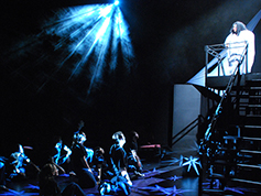 Students performing in UWF Theatres production of Pericles