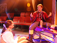 Students performing in UWF Theatres production of Illyria