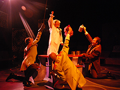 Students performing in UWF Theatres production of Illyria
