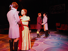 Students performing in UWF Theatres production of Illyria