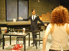 Students performing in UWF Theatres production of Medea