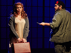 Students performing in UWF Theatres production of Evita