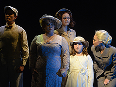 Students performing in UWF Theatres production of Evita