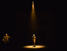 Students performing in UWF Theatres production of Evita