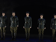 Students performing in UWF Theatres production of Evita