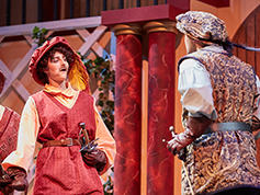 Students performing in UWF Theatres production of Romeo and Juliet