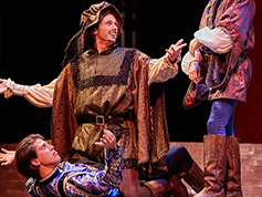 Students performing in UWF Theatres production of Romeo and Juliet