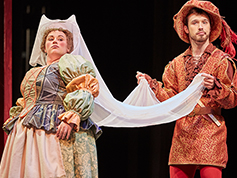 Students performing in UWF Theatres production of Romeo and Juliet