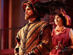 Students performing in UWF Theatres production of Romeo and Juliet