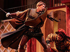 Students performing in UWF Theatres production of Romeo and Juliet