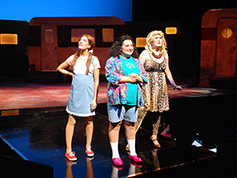 Students performing in UWF Theatres production of The Great American Trailer Park Musical