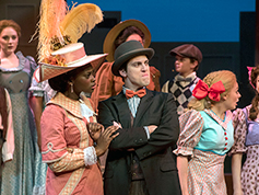 Mr. and Mrs. Squires with ensemble