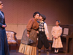 Mrs. Paroo, Winthrop, and Amaryllis