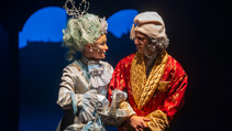 Students performing in UWF Theatres production of A Christmas Carol