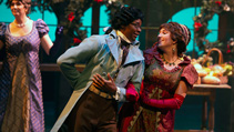 Students performing in UWF Theatres production of A Christmas Carol