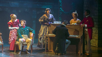 Students performing in UWF Theatres production of A Christmas Carol