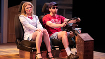 Students performing in UWF Theatres production of Dearly Departed
