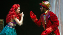 Students performing in UWF Theatres production of The Little Mermaid