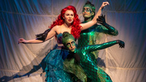 Students performing in UWF Theatres production of The Little Mermaid